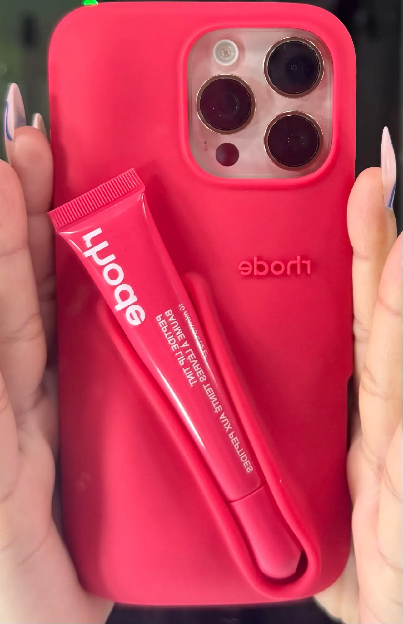 Luxury Lipstick Holder Phone Case for iPhone 11–17 | Silicone Makeup Cover with Lip Gloss Box view 4