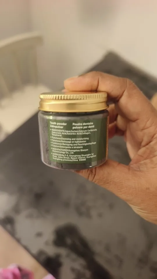 Miswak Mint Herbal Tooth Powder - Deep Cleansing, Teeth Brightening & Fresh Breath with Collagen & Hyaluronic Acid view 4