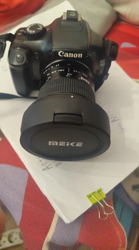 عدسة احترافية 8mm f/3.5 Fisheye واسعة النداء لكاميرات Canon و Nikon