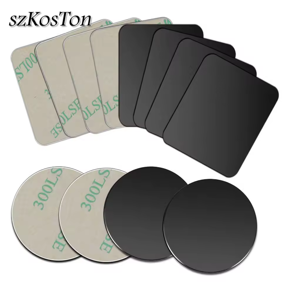 Magnetic Metal Plate for Car Phone Holder - Universal Iron Sticker