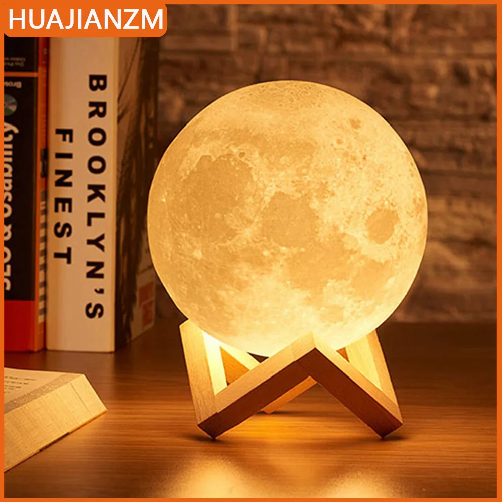 LumiMoon™ – Lampe Lune 3D LED