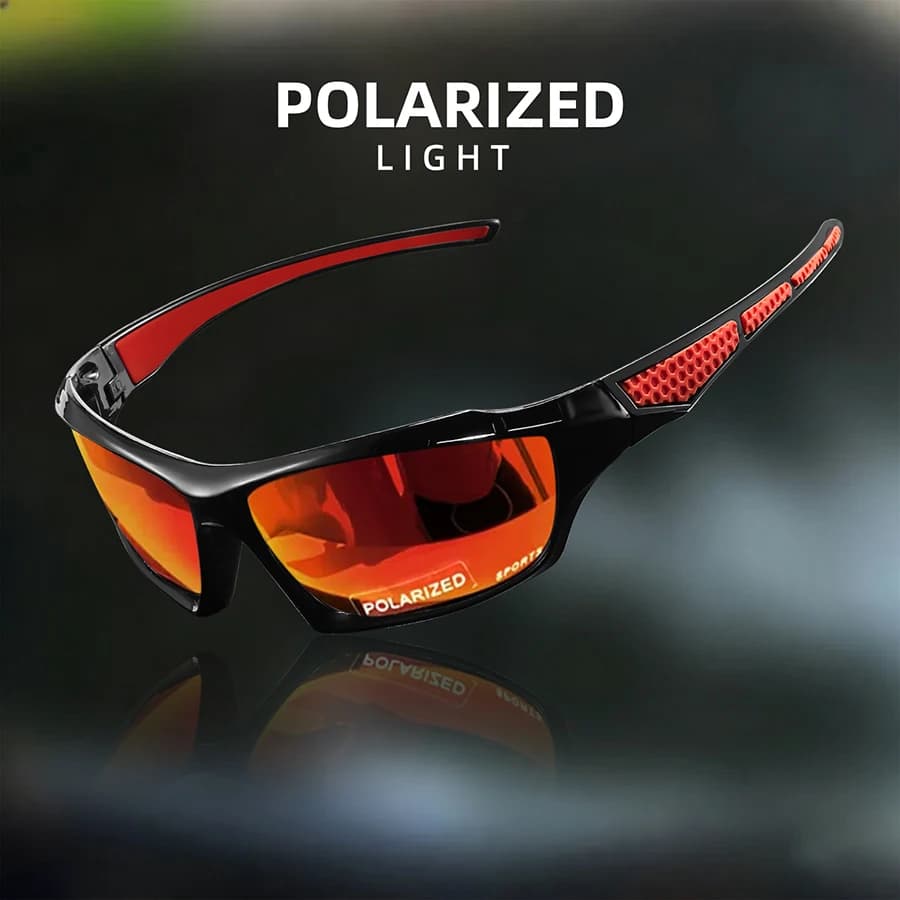 Fashion Sports Sunglasses Polarized UV Protection Personalized Glasses Round Frame Metal Men view 2