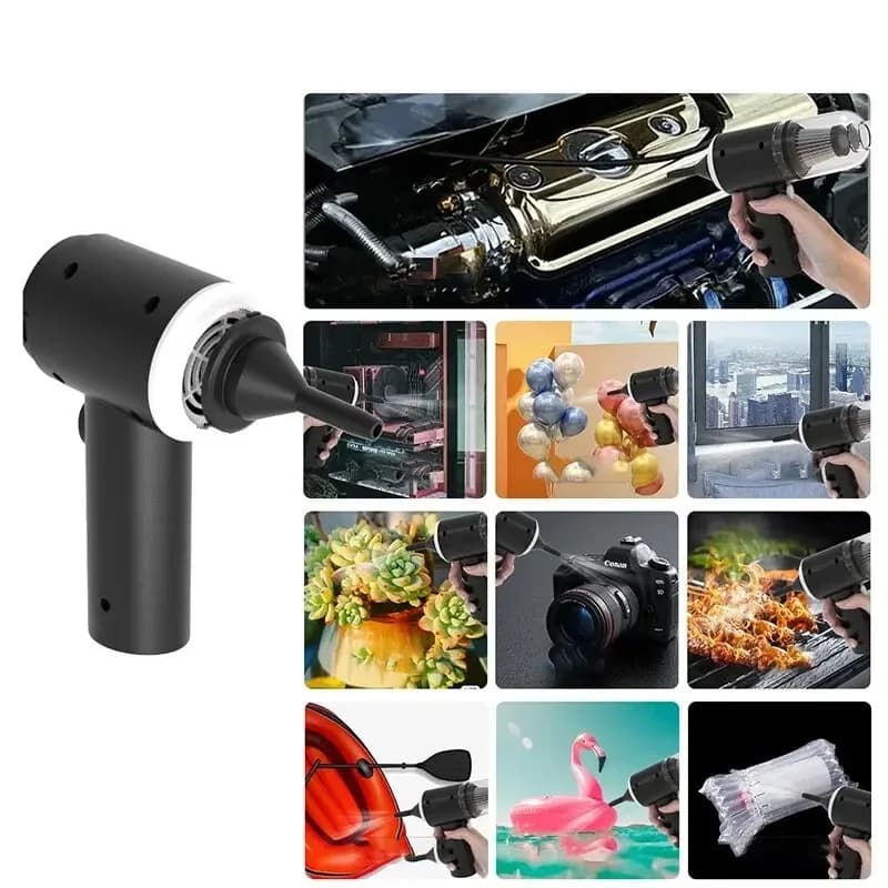 9000Pa Wireless Car Vacuum Cleaner USB Charging 1200mAh Portable Cleaning Appliance Mini Wet and Dry Vacuum Cleaner Household view 5