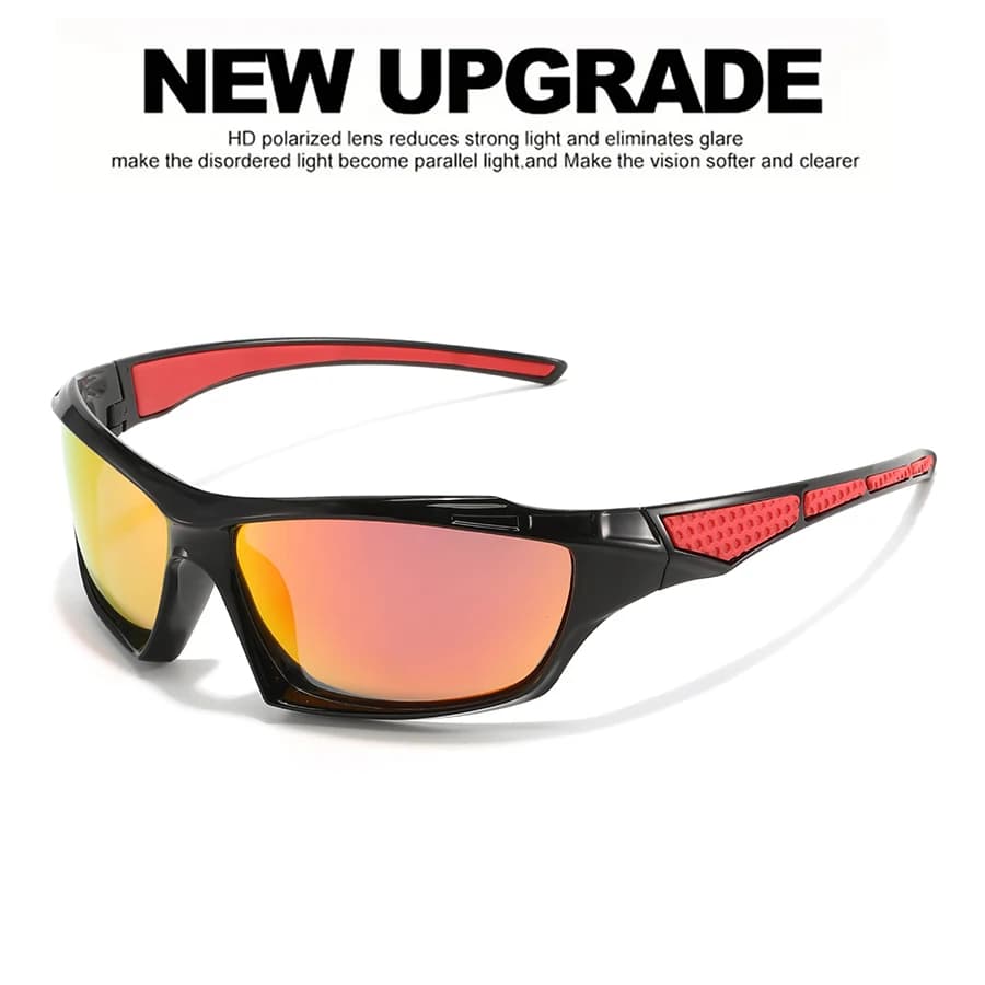 Fashion Sports Sunglasses Polarized UV Protection Personalized Glasses Round Frame Metal Men view 4
