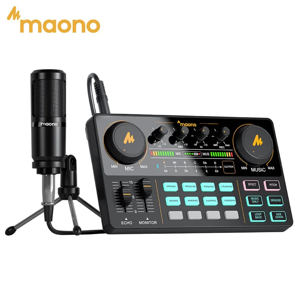 ماونو كاستر AM200-S1 ميكروفون استوديو لبث مباشر وتسجيل