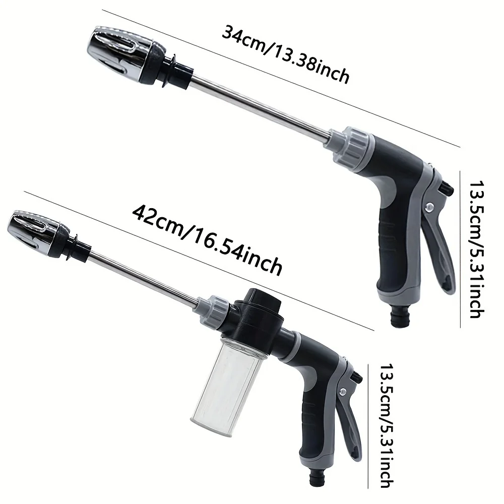 High-Pressure Car Washing Water Gun, External Cleaning Of RV, Foam Kettle Cleaning, Garden Water Hose Nozzle, Garden Shower, view 4