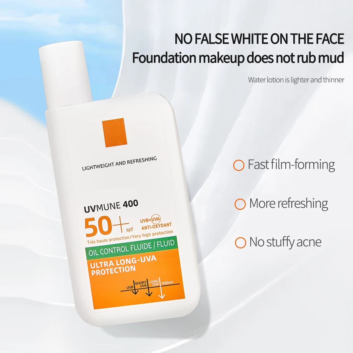 Long Lasting Facial Sunscreen with High UV Protection Refreshing and Moisturizing a 2 in 1 Skincare and Sun Protection Product view 5
