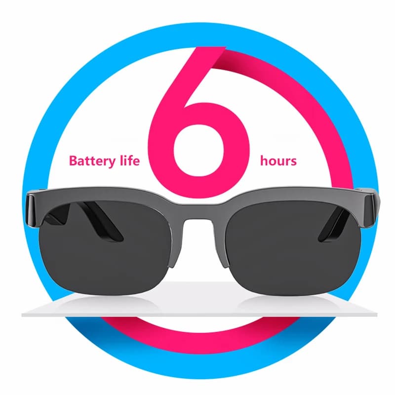 AI Smart Glasses 8MP HD Camera 8K Shooting AI Real-time Translation with Bluetooth 6.0 Earphones Call Recording Music Sunglasses view 6