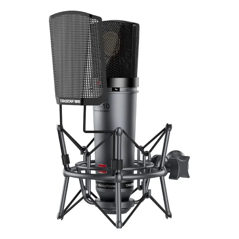ميكروفون احترافي لتسجيل الصوت والبودكاست Takstar SM-10