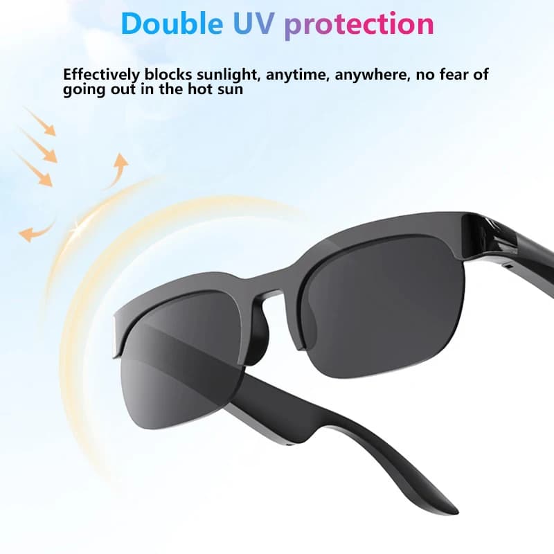 AI Smart Glasses 8MP HD Camera 8K Shooting AI Real-time Translation with Bluetooth 6.0 Earphones Call Recording Music Sunglasses view 5