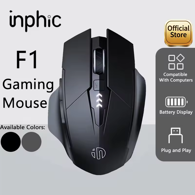 INPHIC F1 2.4G Wireless Mouse 6-Button Rechargeable