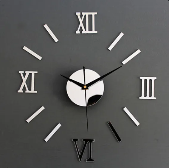 ChronoWall™ – Horloge Murale 3D Design Miroir